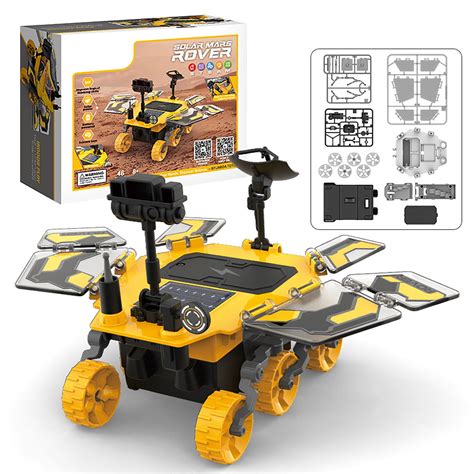 Qiopertar Liquidaci N Sin Flete Diy Ensamblado Solar Rover Modelo Stem