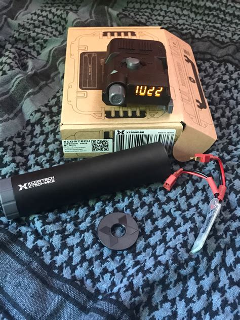 SOLD XCORTECH X3300W Tracer Burst Control Chrono HopUp Airsoft