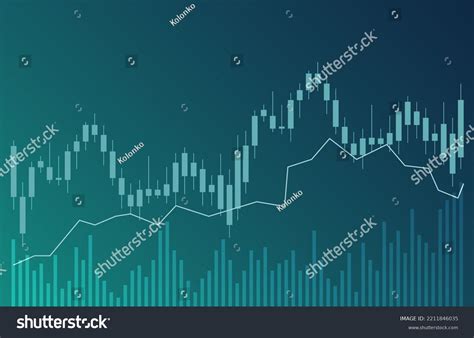 Chart Candle Stock Graph Forex Market Stock Vector (Royalty Free) 2211846035 | Shutterstock