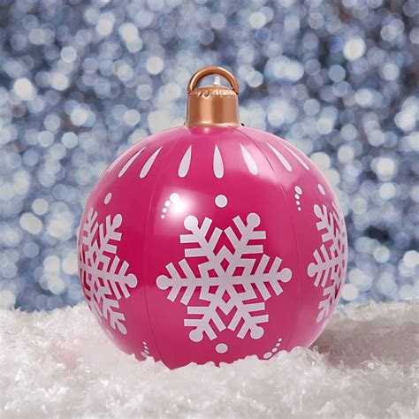 Outdoor Christmas Inflatable Decorated Ball Made Of PVC Giant Christmas