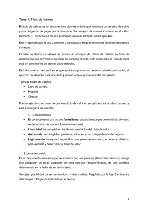 Resumen Derecho Mercantil Segundo Parcial Pdf