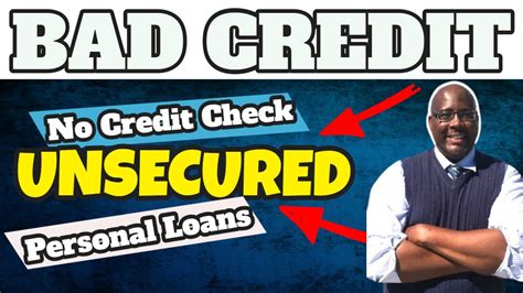 Unsecured Loans Top Best Unsecured Personal Loans For Bad Credit