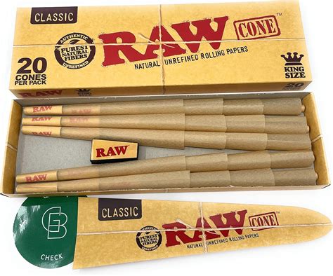 RAW Cones Classic King Size Paquete De 20 Amazon Mx Alimentos