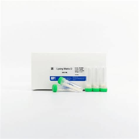 Mp Biomedicals Teenprep Lysing Matrix D Tubes Lysing Matrix D Quantity