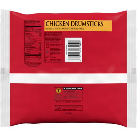 Tyson All Natural Fresh Chicken Drumsticks 5 Lb Kroger