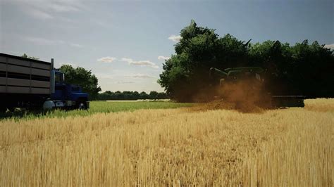 Wheat And Barley Stubble With Tire Tracks V1 0 FS22 Mod Farming