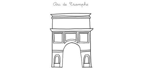 Coloriage Imprimer Arc De Triomphe