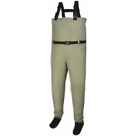 Pro Line Men S Wallkill Breathable Chest Waders Stocking Foot Tan