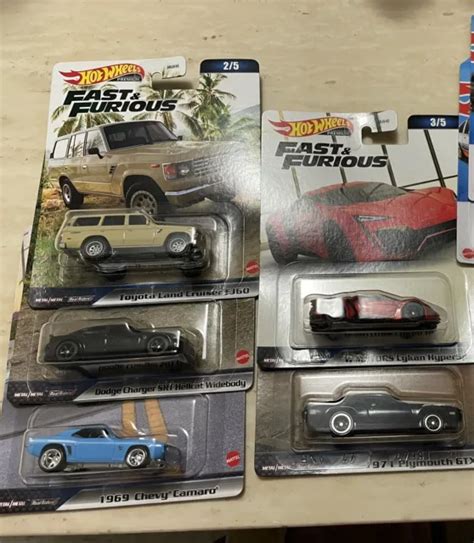 New Hot Wheels Premium Fast Furious Set Of B Case