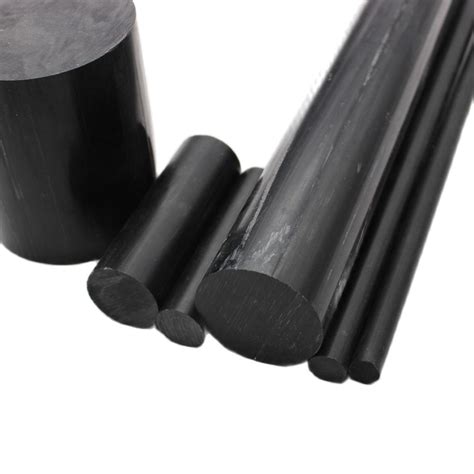 Siyah Plastik PVC Yuvarlak Ubuk Ubu U M Hendislik Ara Lar Ap 8mm 100mm