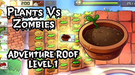 Adventure Roof Level Atap Game Jadul Plants Vs Zombies Youtube