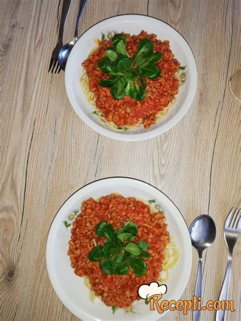 Špageti Bolognese Recepti