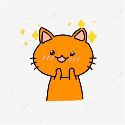 Guau Gato Emoji Pegatinas Png Lindo Gato Emojis De Gatos Pegatina De Pintura Png Y Psd Para