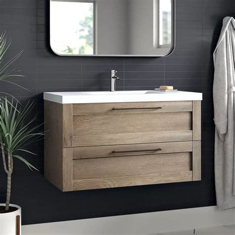 Lelana 36 Wall Mounted Single Bathroom Vanity Set Reviews