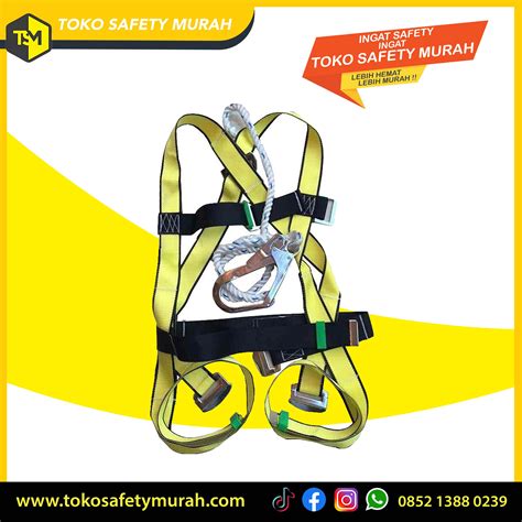 Full Body Harness Single Big Hook Besar Tali Dada Sabuk Pengaman