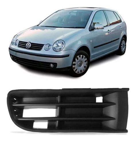 Grade Para Choque VW Polo 03 06 Direito Passageiero S Furo Blawer