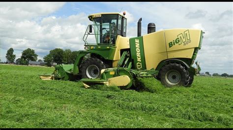 Gras Maaien Krone Big M Unicom Oost Mowing Grass Youtube