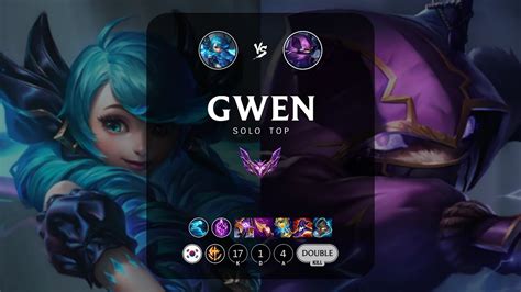 Gwen Top Vs Kennen Kr Master Patch Youtube