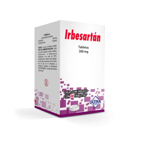 IRBESARTAN 300 MG C 28 TABLETAS Farmapronto