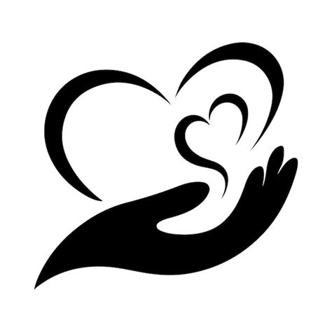 Love Logo Symbol Vector Illustration Premium Ai Generated Vector