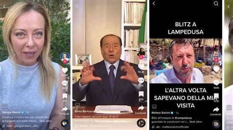 Elezioni 2022 I Politici Sbarcano Su Tik Tok Da Renzi A Berlusconi