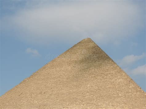 The Great Pyramid Of Giza Egypt Largest Egyptian Pyramid Wonder Of The World Stock Image