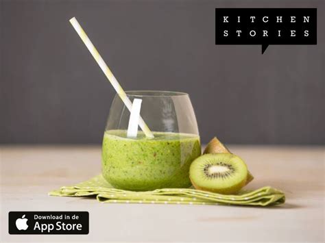 Smoothie Met Spinazie Banaan Peer Appel En Kiwi Workout Smoothie