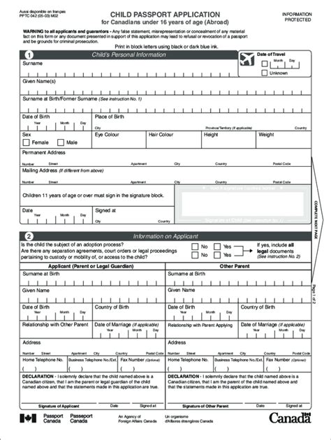 Canada Passport Application Pptc Fill Out Sign Online DocHub