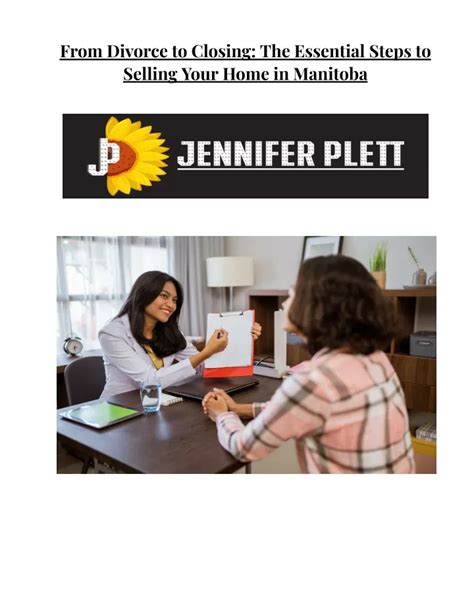 PPT From Divorce To Closing The Essential Steps To Selling Your Home