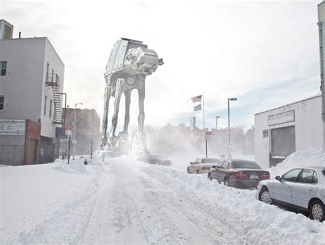 Williamsburg Turns Into The Snow and Ice Planet Hoth From Star Wars