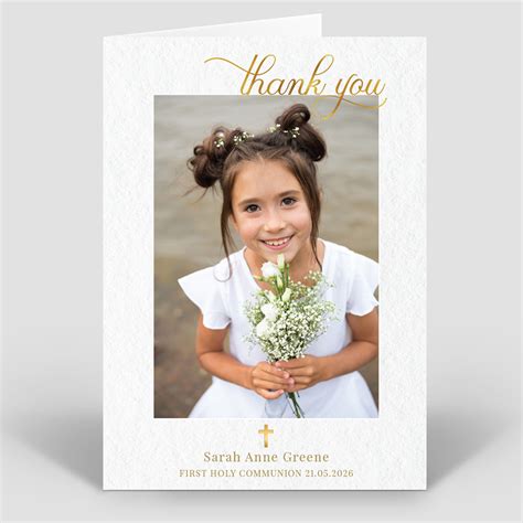 First Holy Communion Thank You Cards By Cedar Tree Ireland