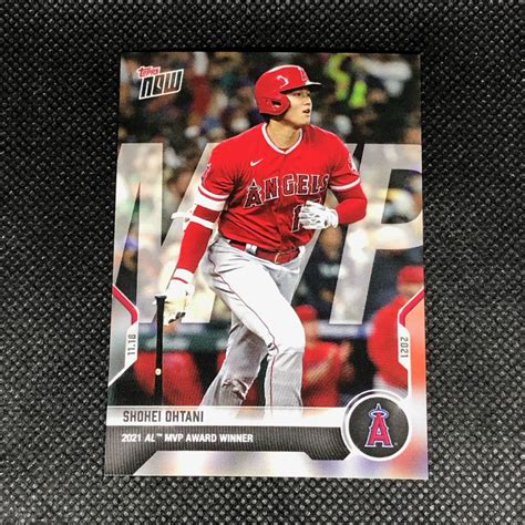 Yahoo オークション 大谷翔平 TOPPS NOW OS 40 MVP