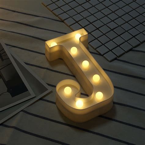 Light Up Letter Led Alphabet Symbol Lights Standing Hanging Plastic