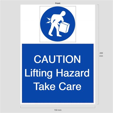 Manual Handling Safety Signs