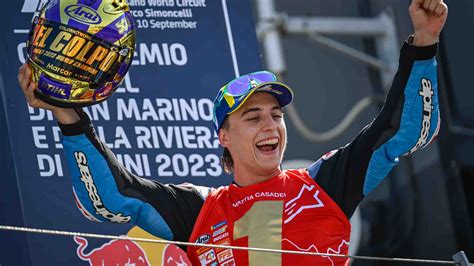 Fim Enel Motoe World Championship Mattia Casadei Triumphs In