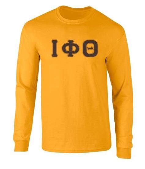 Iota Phi Theta 2 Day Ship Twill Long Sleeve Tee Sale 3495 Greek Gear®