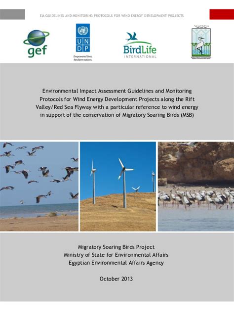 Pdf Environmental Impact Assessment Guidelines And Monitoring Protocols For Wind Energy