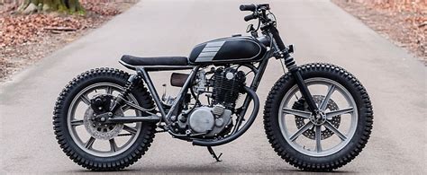 Yamaha Sr500 Squared Is A Custom Made Tracker Garnished With Angular