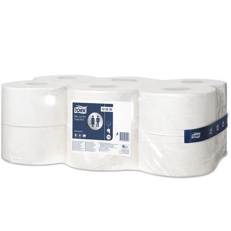 TORK ADVANCED MINI JUMBO TOILET ROLLS 12 PER PACK FWB Products