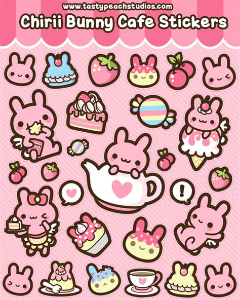 Chirii Bunny Cafe Stickers by MoogleGurl on DeviantArt