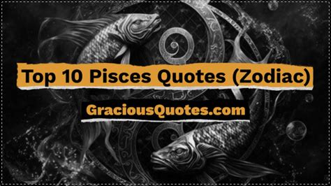 Top 10 Pisces Quotes Zodiac Gracious Quotes Youtube