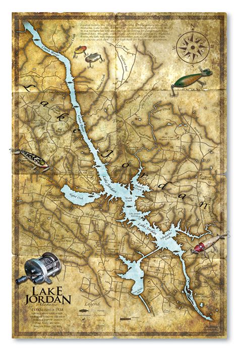 Lake Jordan Alabama Maps