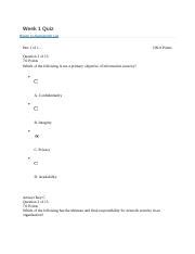 Issc Week Quiz Week Quiz Return To Assessment List Part Of