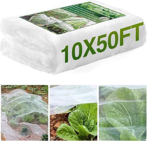 10 50FT Garden Mesh Netting Barrier Ultra Fine Plant Netting For