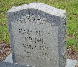 Mary Ellen Speegle Crow M Morial Find A Grave