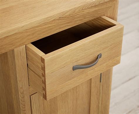 Tilt Solid Oak Computer Desk Oak Furniture Superstore