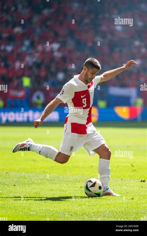 Hamburg Germany Th June Andrej Kramaric Of Croatia Seen