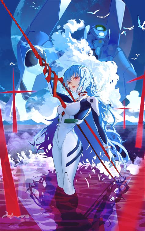 Аянами Рэй Ayanami Rei Rei Ayanami Evangelion Евангелион Neon