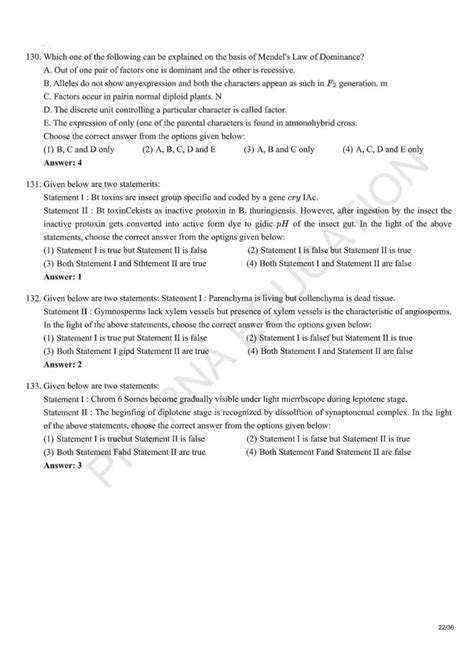 Neet 2024 Answer Key And Solutions 05 May 2024 Prerna Education