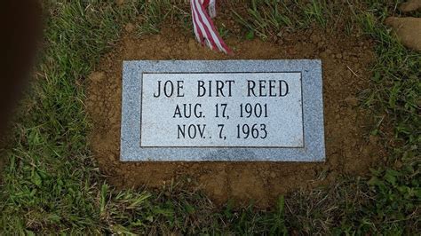 Joe Birt Reed M Morial Find A Grave